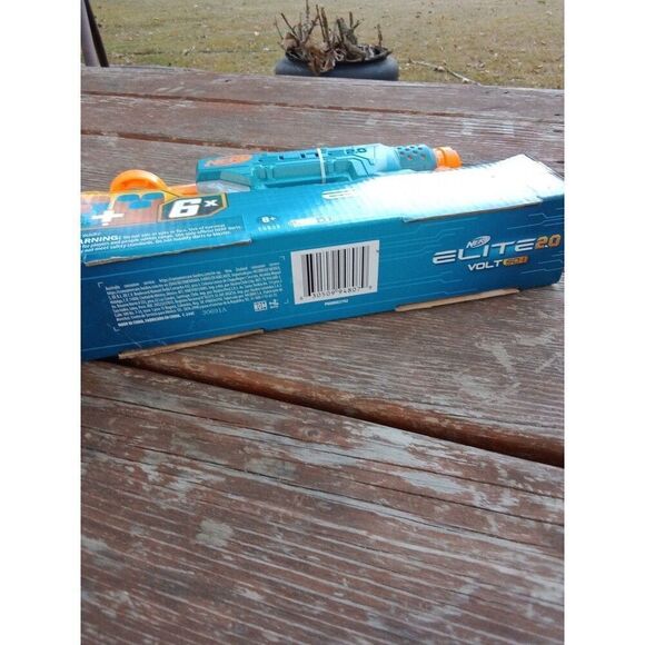 Nerf Elite 2.0 Volt SD-1 + 6 Darts Blue & Orange Red Razor Light Battery Operate - Picture 4 of 4